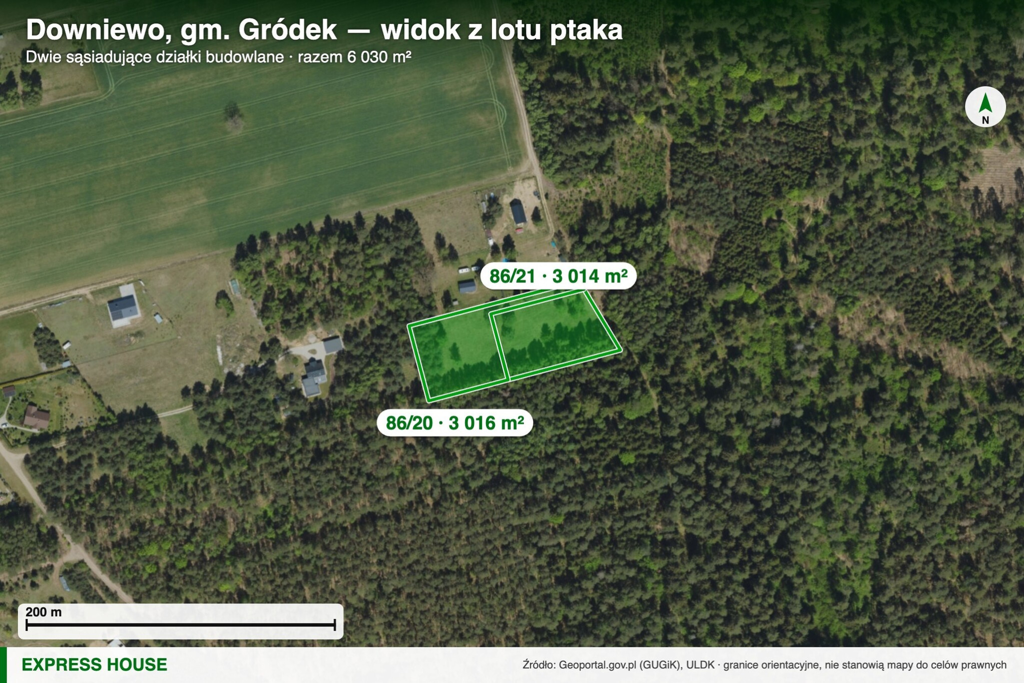 Działka Sprzedaż Downiewo
