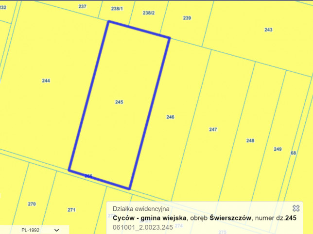 Działka Sprzedaż Świerszczów 4